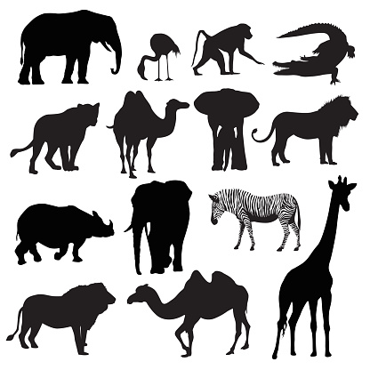 African Animals Stock Illustration - Download Image Now - In Silhouette, Vector, Animal - iStock African Animals Stock Illustration - Download Image Now - In Silhouette, Vector, Animal - iStock