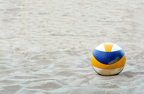 volleyball on sand