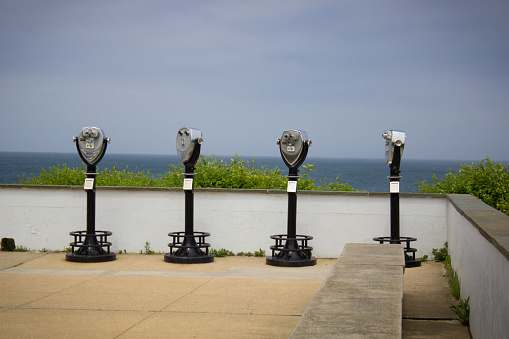 Coin Operated Binoculars at Montauk Lighthouse, New York