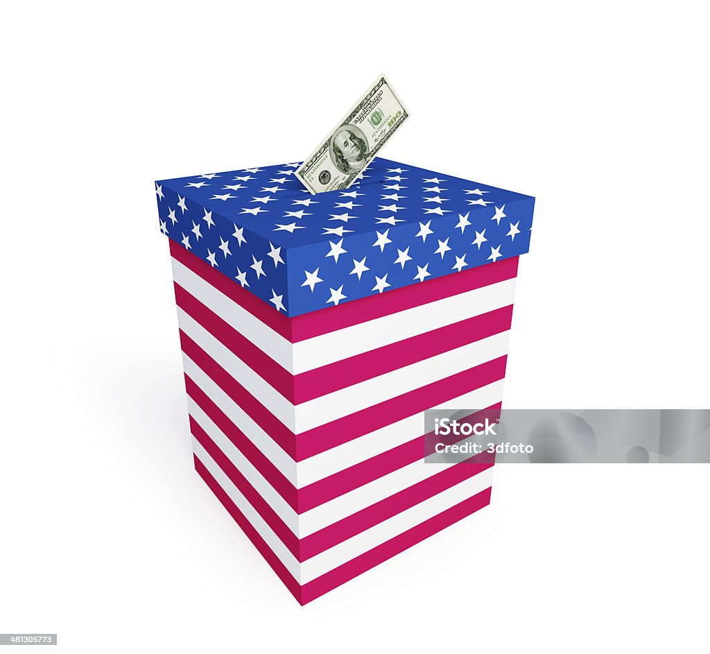 Preço de voto em eleições nos EUA - Royalty-free Adulação Foto de stock