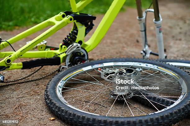 Bike Taken Apart Stock Photo - Download Image Now - Bicycle, Cycling, Disassembling