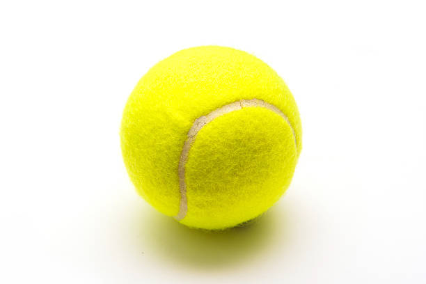 istock green tennis ball on white background 481312212