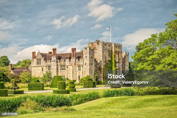 Hever Castle And Gardens In Kent England Stock Photo - Download Image Now - British Royalty, Tudor Style, 2015