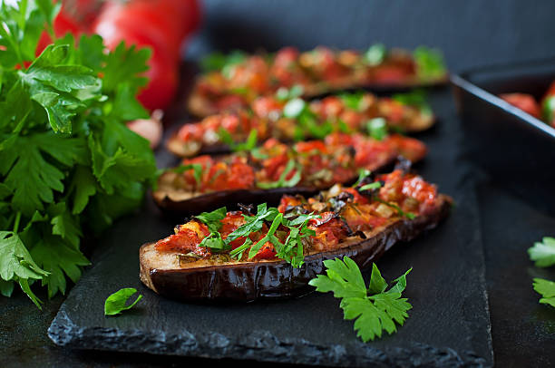 istock Baked eggplant with tomatoes, garlic and paprika 481316744