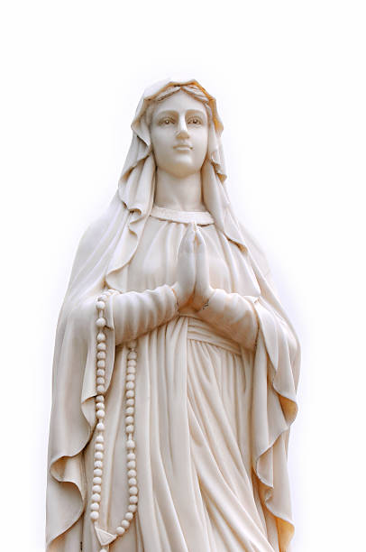 istock Marble statue of Maria in Rome 481318681