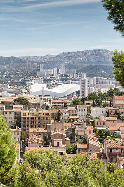 istock Panoramic view of Marseille and Stadium  (France) 481319998