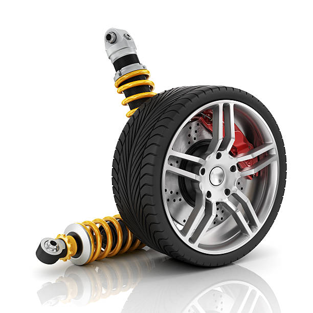 istock Car wheel with brakes, 481320674