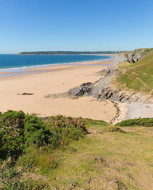 istock Pobbles beach The Gower Peninsula Wales uk Three Cliffs Bay 481322012