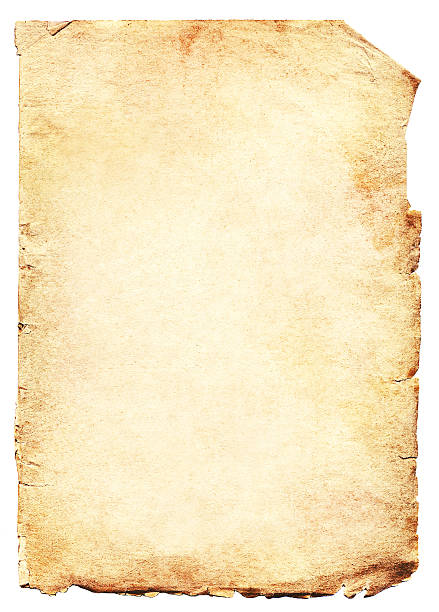 istock Grungy old paper isolated on white background 481324561