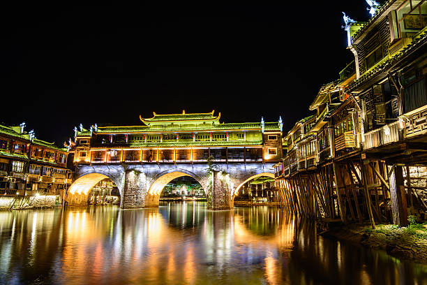 istock Feng Huang the ancient city at night 481325522