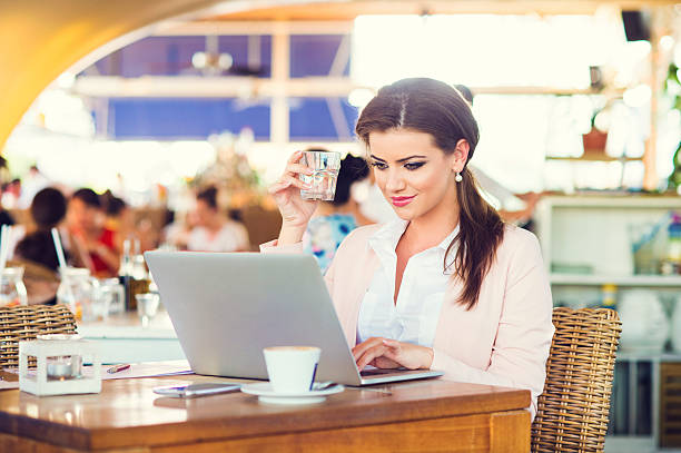 Attractive young businesswoman