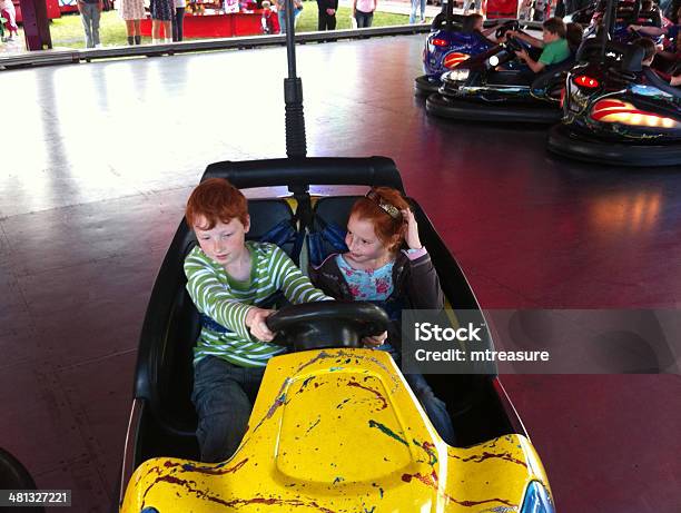 Children On Funfair Dodgems Stock Photo - Download Image Now - Activity, Alternative Fuel Vehicle, Amusement Park