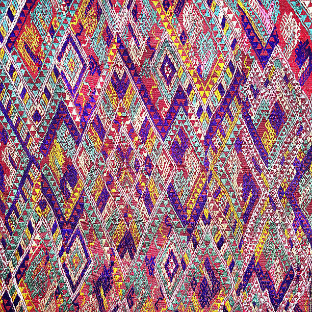 istock Silk more than 200 years old Colorful thai silk handcraft 481329958