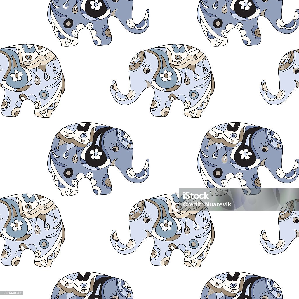 Elephant  Seamleess    Pattern Elephant  Seamleess    Pattern  2015 stock illustration