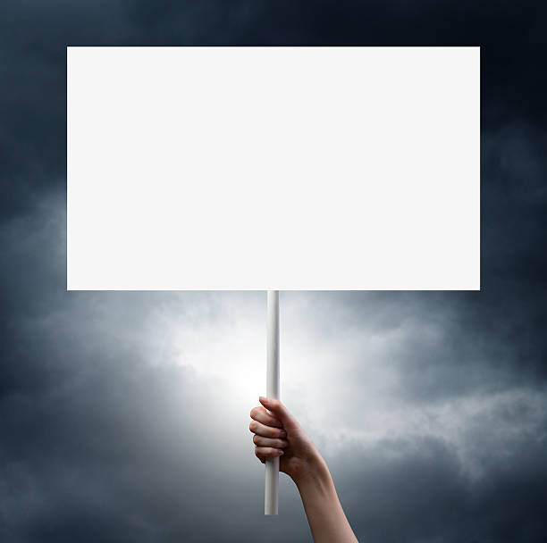 istock gesture of hand holding a blank white paper 481330538