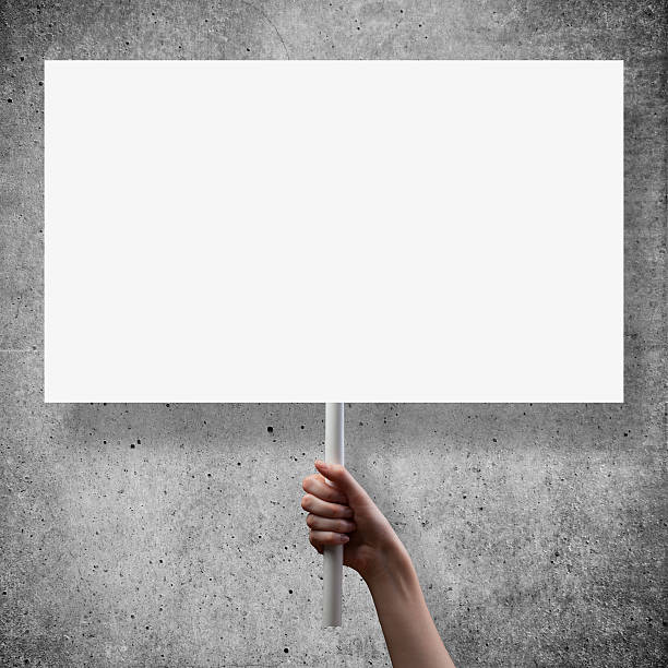 istock gesture of hand holding a blank white paper 481330542
