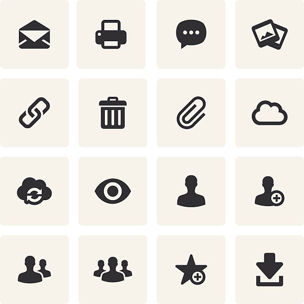 Internet-Icon-Set (Saro Serie) – Vektorgrafik