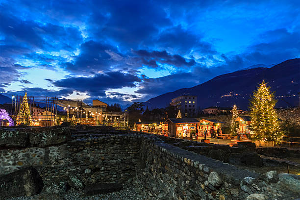 istock Christmas in Aosta, Italy 481333984