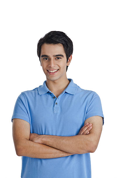 istock Man standing with his arms crossed and smiling 481334484