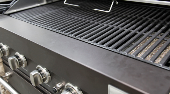 Barbecue range for grilling food.