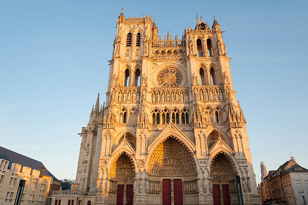 Amiens cathedral stock photo