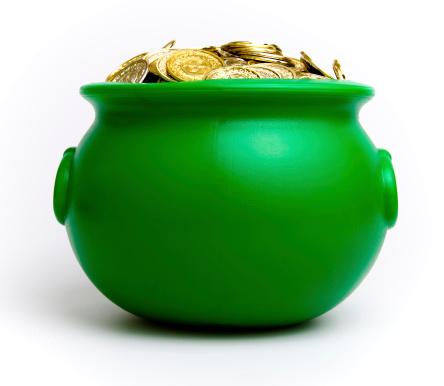 St Patrick's Day pot of gold