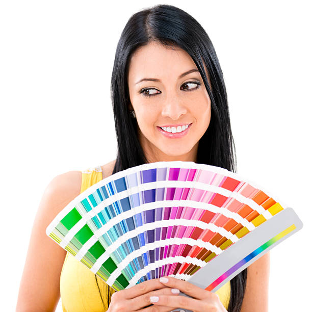 istock Woman with a color palette 481339823