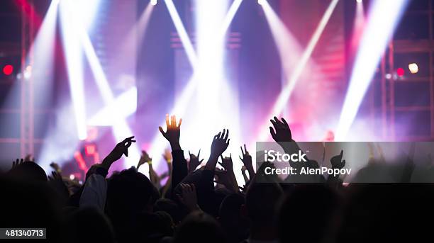 Concert Crowd Stock Photo - Download Image Now - Fan - Enthusiast, Music, Stage - Performance Space