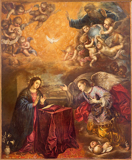 istock Granada - The baroque paint of Annunication 481341458
