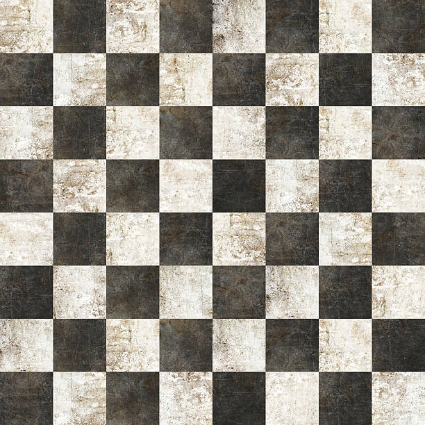 checkered tiles seamless with black and white marble effect checkered tiles seamless with black and white marble effect chess board photos stock pictures, royalty-free photos & images