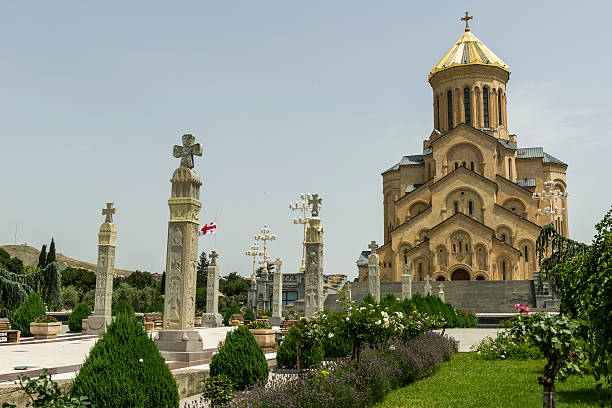 istock Holy Trinity Church in Tbilisi, Sameba 481346022