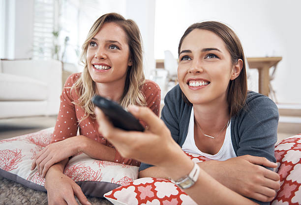 istock Their favorite TV show is on! 481346316
