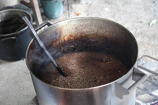 Ayahuasca brew Boiling ayahuasca brew iquitos photos stock pictures, royalty-free photos & images