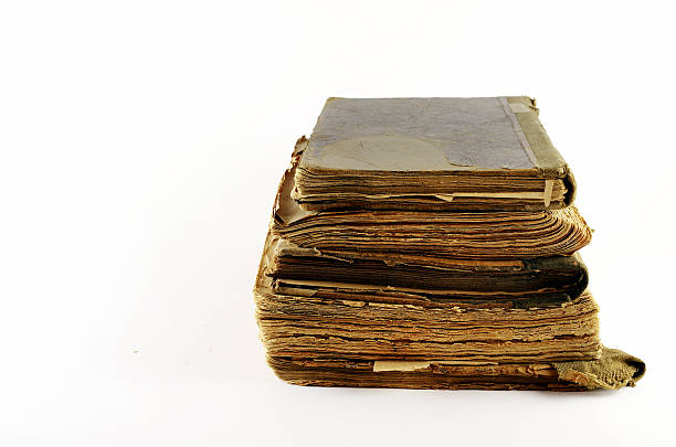 istock vintage book on white background isolated 481349316