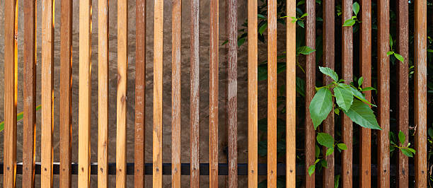 istock Wooden fence background banner style 481349796