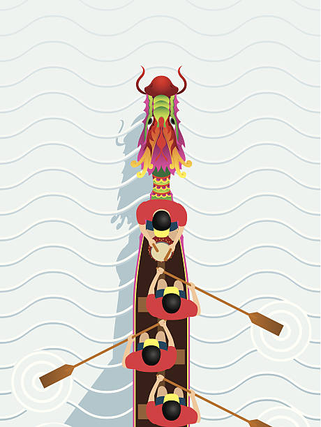 chinese dragon boat competition illustration - 端午節 幅插畫檔、美工圖案、卡通及圖標