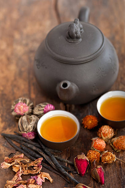 istock Chinese style herbal floral tea 481357439