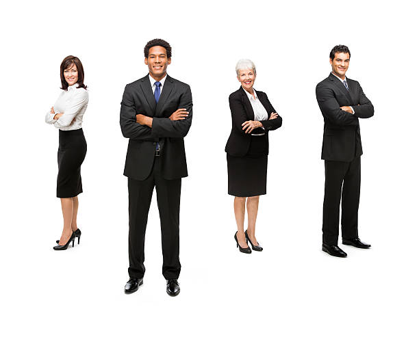 istock Group of business people smiling 481358114