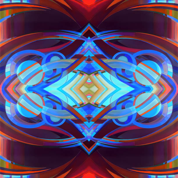 istock Abstract watercolor texture. Painted silk, batik textiles. Colorful streaks 481362590