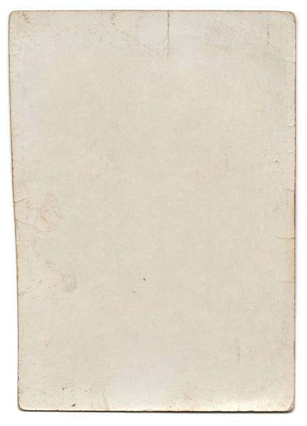 istock Old blank photo isolated on white 481365346