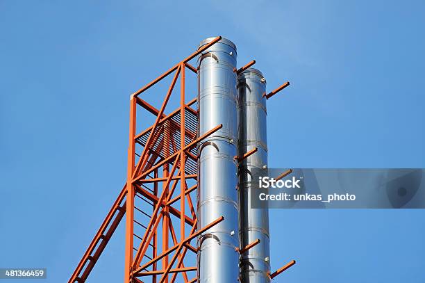 Industrial Ventilation System Stock Photo - Download Image Now - Air Conditioner, Air Duct, Blue