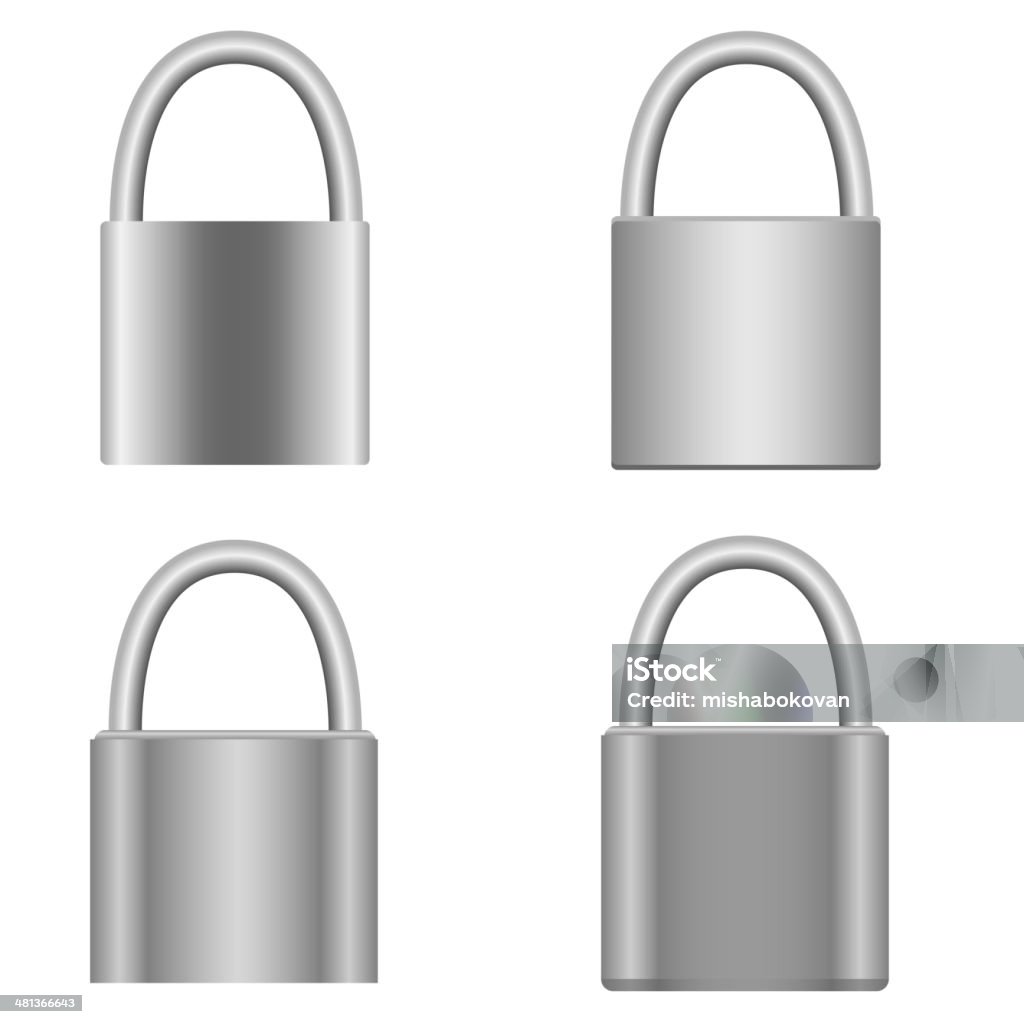 Padlock Set Stock Illustration - Download Image Now - Collection ...