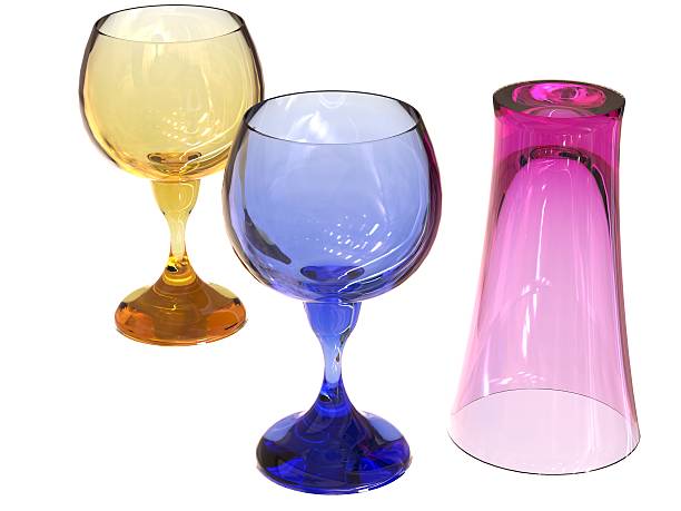 istock three glass set in yellow, green and blue 481368154