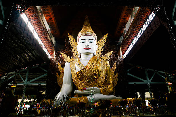 Ngar Htat Gyi Buddha Image. stock photo