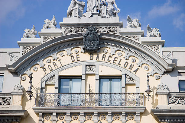 istock Port Building in Barcelona, Spain 481369573