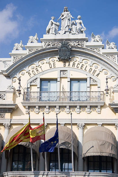 istock Port Building in Barcelona, Spain 481369575