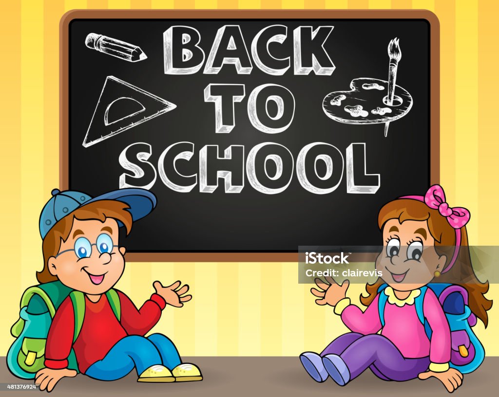 Back to school thematic image 9 Back to school thematic image 9 - eps10 vector illustration. 2015 stock vector