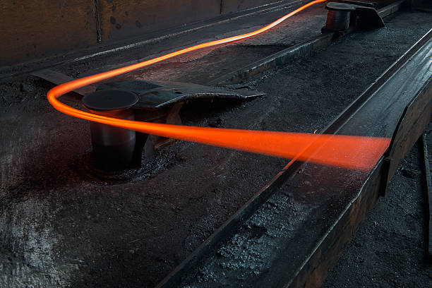 istock Hot steel bar 481376939