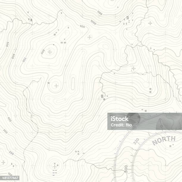 Topographic Terrain Stok Vektör Sanatı & Harita‘nin Daha Fazla Görseli - Harita, Topografya, Patika