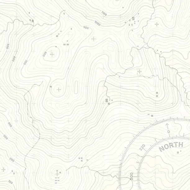 Vector illustration of Topographic Terrain